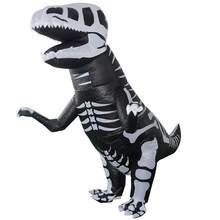Inflatable Zombie/Dinosaur Costume For Adult Party, Halloween Trick-Or-Treat/Christmas Gift/Valentine's Surprise! Fits Height 1.5-2m, Includes Air Blower, Batteries Not Included - Zombiemon - View 2