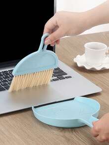 Smiling Face Desktop New Broom Keyboard Cleaning Brush Small With Dustpan Broom Set, Computer Cleaning Brush - Multicolor - View 10
