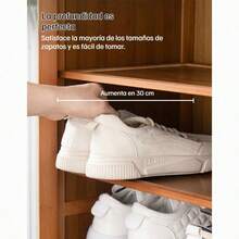 Zapateras Zapatero Moderno 8 Niveles Gran Capacidad Para Entrada Del Hogar - Marrón - Ver 9