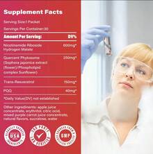 ZOOONE 1000mg NAD+ Berry Flavor DrinkMix For Skin Aging Support, Energy, And Focus - 30 Pack - 3 CÁI - Xem 3