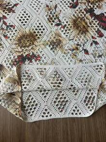 女士时尚针织毛衣，春夏上衣 - 棕色 - 查看 5