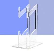 1 Set Transparent Acrylic Headphone Hanger Detachable Desktop Storage Rack Holder For Phone, Switch, PS Game Controller Back To School Desktop Accessory - View 6