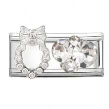 1pc Modular Beaded Bracelet DIY Kit, Includes Heart, Bow, Cherry, Moon Charms, Rhinestone Design, Suitable As Party Gift For Friends, Family, Couples - M294030 M294031 - View 22