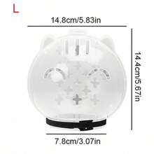 Breathable Cat Muzzle Anti-Bite Anti-Lick Space Helmet Face Mask Cat Head Cap Grooming Accessories - Multicolor - View 12