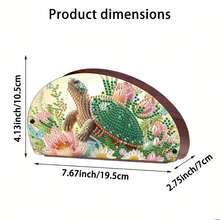 1 pieza/6 piezas Caja de almacenamiento multifunción de pintura de diamantes DIY - Mandala Flor, Casa de Gato, Tortuga Verde, Tulipán, Libélula, Margarita, Mariquita Patrón de pintura de diamantes Soporte multifunción para bolígrafos, Caja de almacenamiento multifunción para brochas de maquillaje, Efecto de gemas brillantes, Caja de almacenamiento multifunción de montaje DIY, Excelente para la decoración del hogar, Organización del escritorio, Regalo perfecto para seres queridos y amigos - Ver 5