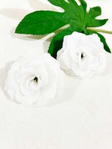 2pcs Women's Middle Eastern Festival Gold, Silver, Green, Orange, Pink, Blue Rose Flower Hair Clips, Casual Bohemian Hawaii Beach Party Elegant Halloween Christmas Accessories, Festival Outfits For Women, Girly, Christmas, Hair Accessories, Valentines Accessories, Head Accessories, Hairpin,Summer,Holiday,Travel - Multicolor - View 18