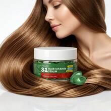 MELAO 三合一护发维生素精华胶囊，蕴含摩洛哥坚果油，深层滋养头发和头皮，令秀发柔软丝滑，由内而外滋养秀发，30粒胶囊，51克/1.8盎司 - 正裝 - 查看 4