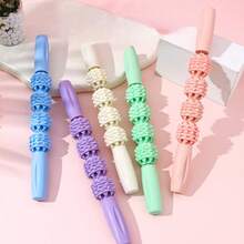 3支装腿部瘦身按摩棒，肌肉放松滚轮，腿部筋膜按摩健身棒 - 彩色 - 查看 1