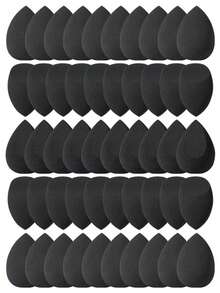 50/5个装美妆蛋套装,多色美妆蛋,粉底混合美妆蛋,干湿两用美妆蛋,打造完美妆容,轻薄底妆,适用于粉底液、粉底霜和粉状产品,马卡龙色美妆蛋套装,超柔软不吸水,多种镂空设计,水滴形、斜角形等,打造光滑细腻的妆容效果,干湿两用。 - 彩色 - 查看 2