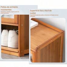 Zapateras Zapatero Moderno 8 Niveles Gran Capacidad Para Entrada Del Hogar - Marrón - Ver 8