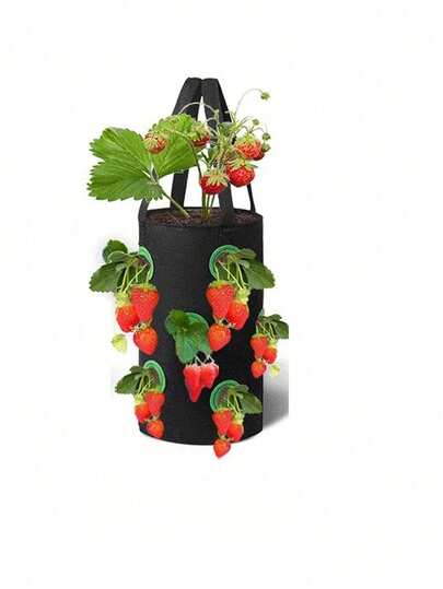 Túi trồng dâu tây treo, chậu ươm cây, túi treo câu cá, chậu hoa treo, hộp trồng hoa, chậu trồng dâu tây, chậu trồng cây lớn, chậu trồng rau tại nhà, hộp trồng cây thần kỳ, giỏ treo cây