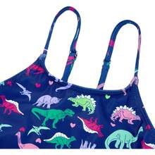 Girls Bathing Suit Size 2-10 Years - Cute Toddler Swimsuit Girl Adjustable One Piece Swimwear For Summer Beach Wear - A Dinosaur - 查看 3