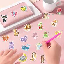 56pcs Diamond Painting Stickers, Cartoon Animal DIY Stickers For Freestyle Decoration - Sets - View 4