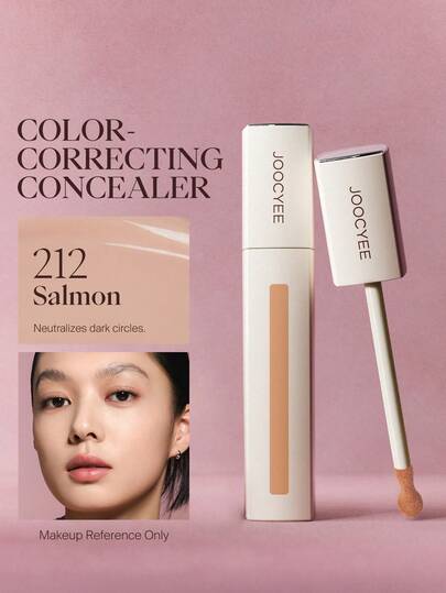  JOOCYEE AIRY WEAR CONCEALER - Lightweight Concealer To Cover Blemishes, Acne Marks, Redness, Dark Circles, Eye Bags, Wrinkles, Freckles And Spots. Brightening, Hydrating, Long-Lasting, Won't Cake Or Crease
