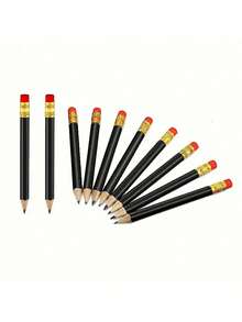 10支装带橡皮擦的绘画铅笔，HB铅笔，学生用 - A - 查看 11