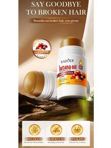 30g Batana Oil Hair Wax Stick, Long-Lasting Styling, Strong Hold, Quick Drying, No Residue, Oil Control, Anti-Frizz, Suitable For Children And Adults Daily Use - Batana - View 7