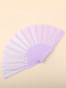 大型闪光手扇，可折叠发光手扇，夏季沙滩扇，防水材质，适用于太极拳、家庭聚会、音乐会、毕业典礼、学校开幕式、舞蹈表演、装饰、婚礼、生日、情人节、生日派对、节日、嘉年华、沙滩配件等场合。 - 多色 - 查看 7