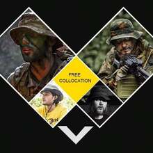 2Pcs/Set Fishing Hat+Balaklava Ski Mask, UPF50+ Wide Brim Sun Hat For Men Women, UV Protection Hiking Beach Bucket Hats Summer Safari Hat - Multicolor - View 5