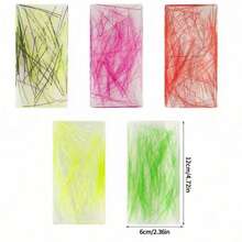 1/2/5件装 4.7*2.4英寸 硅胶去角质舒缓焦虑玩具，去角质焦虑垫，成人减压玩具，派对礼品，礼物填充物 - 彩色 - 查看 7