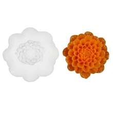 1 pièce Moule en silicone en plâtre de pierre d'arôme de lotus 3D, moule de décoration de pierre d'arôme fait main DIY, motifs multiples, anti-adhésif et démoulage facile - Un-blanc - Voir 4