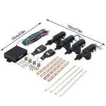 Car Remote Control 4 Door Power Central Lock System Auto Locking Security Keyless Entry Kit - Kit de cierre centralizado remoto de un solo mando para coche de cuatro puertas - Ver 2