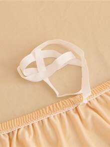 Armless Printed Sofa Bed Cover, Elastic All Inclusive Polyester Sofa Cover, Knitted Milk Silk, Suitable For All Seasons - Beige - View 7