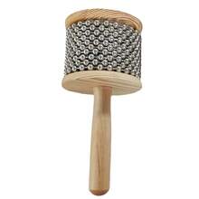 Cabasa Instrument Hand Shaker Wooden Cabasa Instrument Musical Toy For Music Education With 3 Sizes PJS9 - Mint Green - View 1