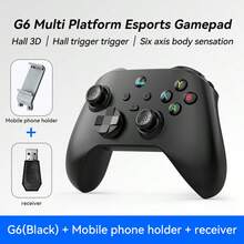 وحدة تحكم لاسلكية بلوتوث G6 مع عصا تحكم وزناد من نوع هول، يدعم أزرار قابلة للتخصيص، اهتزاز، إطلاق سريع، مناسبة للألعاب اللاسلكية عبر الهاتف الذكي، وحدة تحكم متعددة الوظائف متوافقة مع Switch/PC/Android/iOS/الكمبيوتر - متعدد الألوان - مشاهدة 14