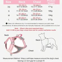 Cute Pink Plaid Pattern Dog Harness - Breathable Reflective Dual-Mode Classic Dog Harness Suitable For Outdoor Use, Fits Small To Medium Dogs, Fashionable New Design - Pink - View 3
