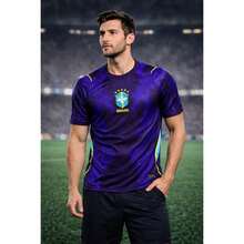 Brazil Thailand 1.1 Blue Embroidered Jersey, 2026 World Cup Fan Version. - 藍色 - 查看 6
