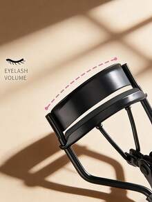 CIMACA 睫毛夹和睫毛膏刷套装（包含3支刷子），硅胶垫和符合人体工程学的手柄化妆工具，不锈钢睫毛夹配有柔软的硅胶垫，适合日常和旅行化妆 - 黑色 - 查看 5