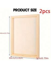 2 tấm ván vẽ bằng gỗ, ván vẽ hình chữ nhật bằng gỗ, thích hợp cho vẽ tranh, phác thảo, vẽ tranh sơn dầu, vẽ tranh acrylic và các tác phẩm nghệ thuật khác. - hình chữ nhật - Xem 9