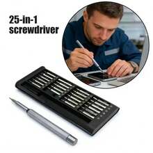 25-In-1 Screwdriver Set, Precision Magnetic Screwdrivers, Professional Repair Tool Kit, Multi-Function Manual Tools - Screwdriver - View 2