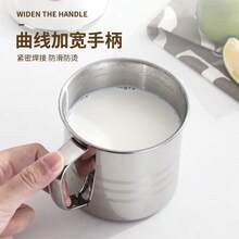 Stainless Steel Covered Cup, Gargle Cup, Water Cup, Children's Cup, Tea Cup, Small Water Cup - 8cm Water Cup [201] - View 2