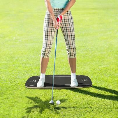 Golf Pressure Plate For Balance & Swing Control, Enhances Power, Speed & Stability, 330 Lbs Capacity, Indoor/Outdoor Use, Ideal For Beginners & Pros