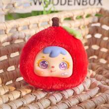 Samuel Fruit Series Squishy Toy Blind Box, Kawaii Fruit Costume Backpack Pendant, 360° Rotating Eyes, Cute Mini Easter Mystery Blind Bags, 8+1 Styles Collectible Gift For Girls (Blind Boxes, Mystery Blind Bags), Non-Plush - Randomly Select a Cute Doll - View 9