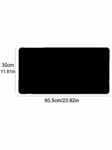 可折叠超细纤维PU皮革黑色美甲桌垫，适用于美甲沙龙和家庭使用 - 黑色 - 查看 7