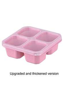 4-Compartment Reusable Food Storage Container, Candy Nut Airtight Lunch Box, Suitable For Meal Prep, Snack Making, Divided Bento Box, Ideal For School, Cafeteria, Home And Camping, Great For Teens And Office Workers, Back To School Essential - Multicolor - View 20
