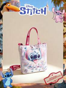 Disney 1 Pc Officially Licensed Lilo & Stitch Print Square Bag, Women's Gradient Handbag,Adjustable Shoulder Strap Crossbody Bag, Lightweight Shoulder Bag – Ideal For Girls, Teens, Fans,Students, Perfect For Daily Commutes, School Runs, Shopping , Fan Meetups - DHF52256-sT - View 14