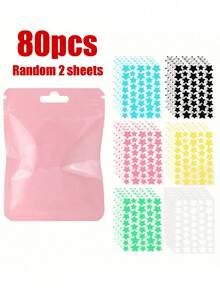 1200 miếng dán mặt hình ngôi sao, màu pastel dễ thương, hình trái tim, họa tiết phổ biến, decal dán mặt, gần như vô hình, phù hợp với mọi loại da, dành cho các cô gái và quý cô đi dự tiệc/quán bar, tương thích với mọi loại da, không mùi, không thành phần, quà tặng, đồ dùng du lịch, giá rẻ, vật dụng cần thiết khi đi du lịch. - Nhiều màu - Xem 15