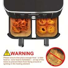 5.2升空气炸锅专用烘焙纸，一次性餐盘，耐热防油，烧烤、聚会和节日必备 - B - 查看 10