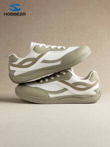 HOBIBEAR 男士运动鞋，时尚休闲透气软底健身鞋，男女通用款 - 米青 - 查看 7