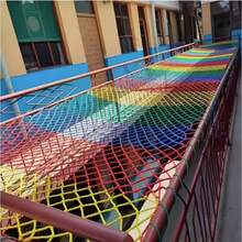 Red de advertencia de color multifuncional, protección contra caídas para balcones, atrios y escaleras, cerca de protección contra caídas para patios, red de cuerda de protección contra caídas para construcción, sistema de protección de alta resistencia, fácil instalación, diseño llamativo, multiusos. - Multicolor - Ver 2