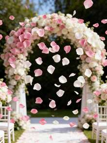 2000 cánh hoa hồng lụa nhân tạo, màu hồng và trắng, lý tưởng cho đám cưới, tiệc sinh nhật, trang trí hộp quà, hoa hồng lãng mạn, hoa cầu hôn, trang trí nhà cửa, trang trí phòng, quà tặng tiệc tùng, quà cô dâu, sinh nhật, lễ tốt nghiệp, tiệc độc thân, tiệc mừng em bé chào đời và nhiều dịp khác. - màu trắng hồng - Xem 2