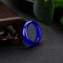 Nhẫn đá mắt mèo tự nhiên 6mm phong thủy dành cho nữ, nhẫn đá quý tối giản chữa lành cho phái đẹp, trang sức đá quý trơn mịn, không gây dị ứng, nhẫn đính hôn/hứa hẹn, size 6-10. - đá tự nhiên - Xem 26