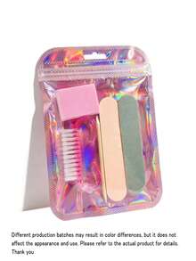 Set de 5/3/1 Limador de uñas mini y kit de empujador de cutículas, incluye limador de uñas, cepillo - Juego completo de herramientas para manicura/pedicura para salón de uñas, viaje, spa - Juego de cuidado de pies y uñas multifuncional, amigable para viajar, uso diario, regalo para clientes - Multicolor - Ver 10