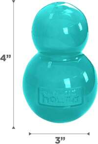 Outward Hound Double-Tuff Stuffable Dog Toy, Medium 4-Inch Green - Treat Dispensing Chew Ball For Small To Medium Dogs, Interactive Puzzle For Enrichment &Amp; Slow Feeding - ColorA - 查看 7