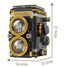 Innovative Models: Retro Vertical Camera, Retro Telephone, Retro Projector, And Retro Coffee Machine. Each Module Combines Design And Fun Assembly Methods. The Retro Vertical Camera Modeling Module Is Not Only A Toy, But Also An Art Piece And Collectible. - Multicolor - View 4