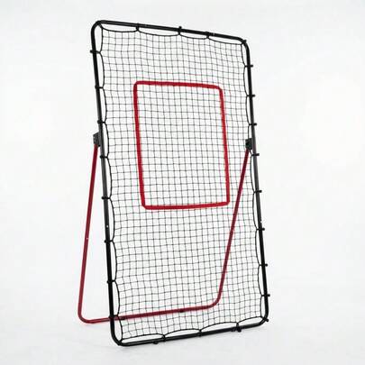 Studyset Volleyball Baseball Rebounder Net,7x4 FT Adjustable Volleyball Rebounder Net,Softball Rebounder Pitchback Net Quick Adjustments For Outdoor Indoor And Backyard Training