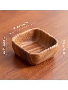 1件装优雅胡桃木首饰托盘 - 抛光木质戒指钥匙碗，装饰性桌面收纳盒，送给朋友、姐妹、女儿、母亲的绝佳礼物，多功能收纳方案，首饰托盘 - 彩色 - 查看 10